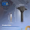 ENA Set of 4 Ignition Coil & Iridium Spark Plug