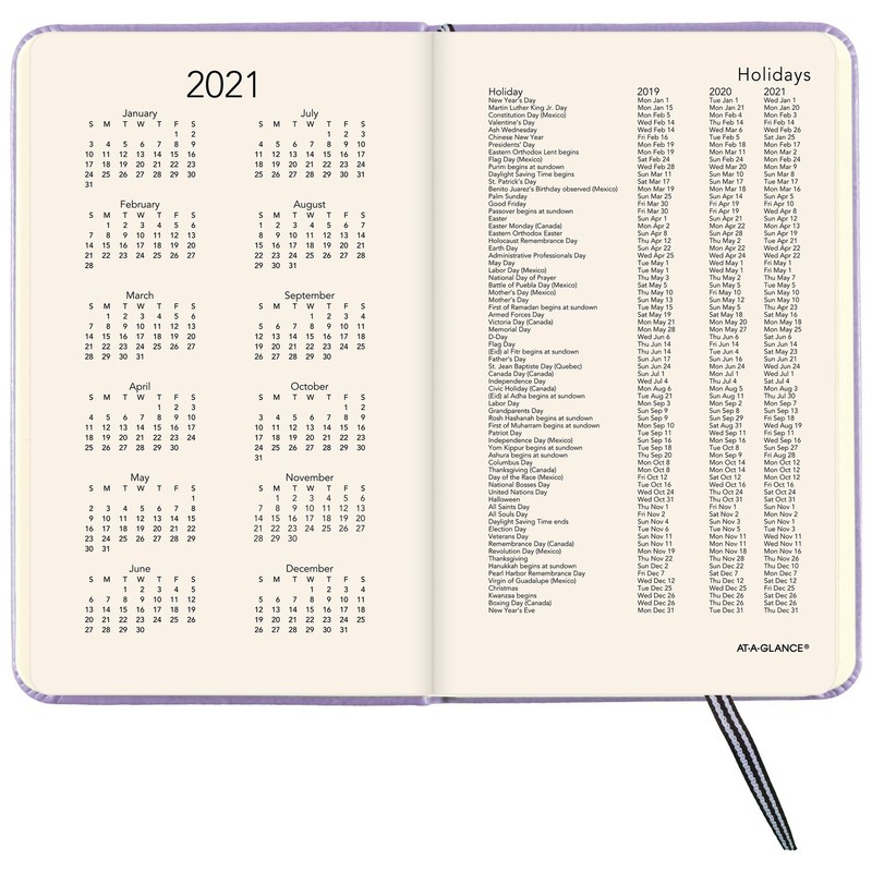 AT-A-GLANCE 2019 Weekly & Monthly Planner, Plan.Write.Remember., 3-3/8 x 5-1/4",