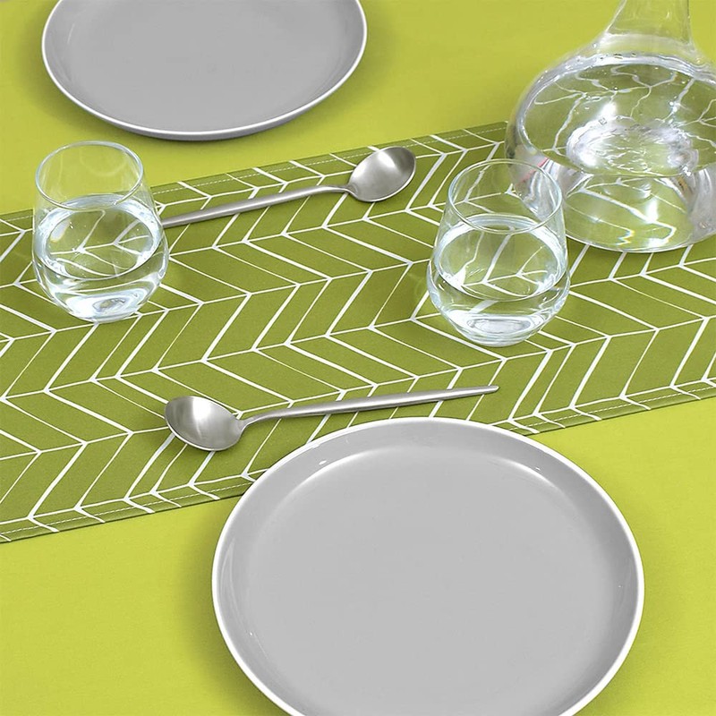 Style Decor W2702430 Laminated Table Runner, Waterproof, Scandinavian Table Center,