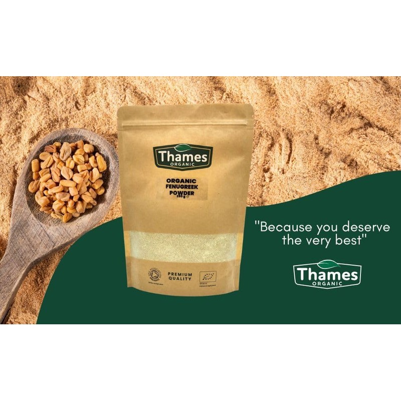 Thames Organic Certified Organic Fenugreek Powder | Nutty Sweet Flavor