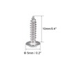 sourcing map 2.3x10mm Self Tapping Screws Phillips Pan Head with