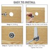 Uenhoy 6 Pack Cam Locks, Keyed Alike - 3/4" (20mm)