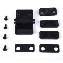 G-PLUS Rear Slider Quarter Window Latch Lock Catch Compatible with Toyota Pickup 1989-1995/Fit Toyota T100 1993-1998/Fit Toyota Tacoma 1995-2000 69370-35010, Black