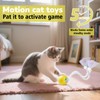SUMMERPAWS Interactive Cat Toys for Indoor Cats, Fast Rolling, Chirping,