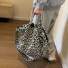 BAUIOREAD 1 piece Leopard Print Hobo Bag - Large Capacity