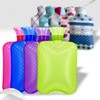 Insulating water bag, Yudan cloth, thermal compress, hot water, portable hand warmer, winter protection in 2000 Thermal Pouch 2000 Red
