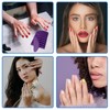 20 pulidores de uñas, limas de uñas de doble cara,