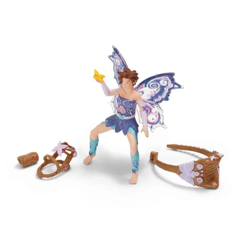 Schleich Elf Riding Set Limeya