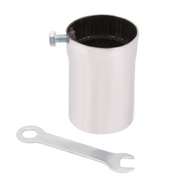 51 mm Universal Motorcycle Exhaust Pipe Silencers Stainless Steel Removable dB Killer Noise Cancelling (Style 3)