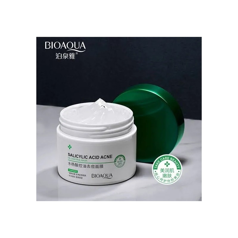 Gel Cuidado Facial Bioaqua Acido Salicilico Control Grasa Elimina Imperfecciones