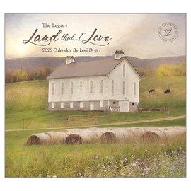 Legacy Land That I Love 13 x 12 Paper 2025 Hanging Wall Calendar