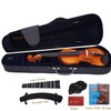 KAYATA 3/4 Size Violin set, Beginner Students Violin,Maple Wood Violin