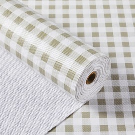 MIAONET - Forro de estante para gabinetes de cocina, no calcomanía, antideslizante, para cómoda, papel lavable impermeable, de 12 x 120 pulgadas, protector duradero para estantes de despensa, armarios