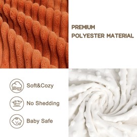 BEILIMU Baby Security Blanket Unisex Loveys for Babies Essentials, Newborn Boys and Girls Fox Stuffed Animal Snuggle Toy with Dotted Backing Fabric, Orange 15 Inch