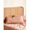 Linen House Nara 400TC Bamboo/Cotton Clay Standard Pillowcase