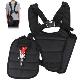 Double Shoulder Strap Carry Strap Brush Cutter Adjustable Shoulder Strap for Brush Cutter Safety Belt Universal for Brush Cutter Grass Trimmer Brush Cutter Trimmer