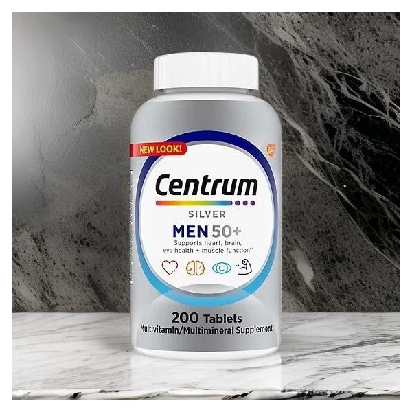 Centrum Silver Multivitamin For Men 50 Plus 200 Count Multimineral