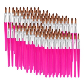 Disposable Makeup Brushes 100 Pieces, RoseFlower Portable Disposable Lip Gloss Brush/Concealer Brush/Eyeshadow Brush/Eyeliner Brush for Evenly Applying Makeup No Spill #6