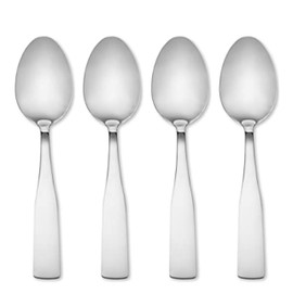 Hampton Forge Bristol Satin 4Pk Dinner Spoons/Color Card, 0.35 LB, Metallic