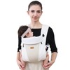 CUBY Baby Carrier for Newborns, Breathable Double Zip, Ergonomic Leg