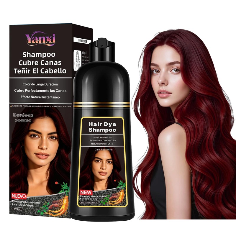 Champú para teñir el cabello, protector natural para teñir el