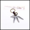 White Fang AZ256 Key Ring, Key Ring, Leather, Keys, Wolf,
