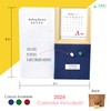 IVEI Warli Desk Calendar with Whiteboard, Pin Board & Pen