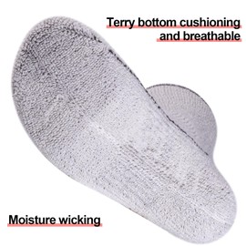 YUEDGE Womens Wool Socks Cozy Thermal Socks Thick Fleece Wam Socks Winter Boot Socks for Women Size 6-9, 5 Pairs