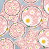 Daisy Disposable Plates for Party 60 Pieces Party Plates and