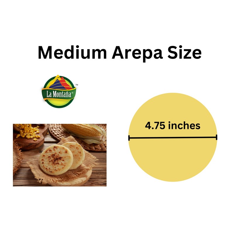 Arepas Colombianas (Arepa Mediana/Medium Size Arepa)