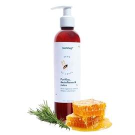 NATSHOP | Crema Corporal Seda de Abeja Natural - Hidratante Facial y Reparadora con Aceite de Oliva, Romero y Vitamina E | Cuidado Personal para Piel 
