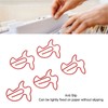 100pcs Paper Clips Prevent Slip Cute Rabbit Shaped Decorative Bookmark