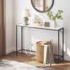 MAHANCRIS Console Table, Narrow Sofa Table, 43.3” Entrance Table with