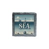 'The Sea' Slate Coaster | Nautical Design | Coastal Home