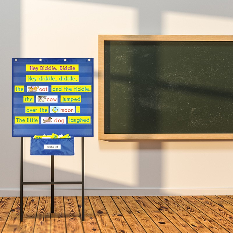 Classroom Pocket Chart Calendar Pocket Chart Multifunctional Hanging Pocket Chart