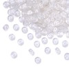 Cheriswelry 1000pcs Clear Acrylic Alphabet Beads Pony Transparent Flat Round