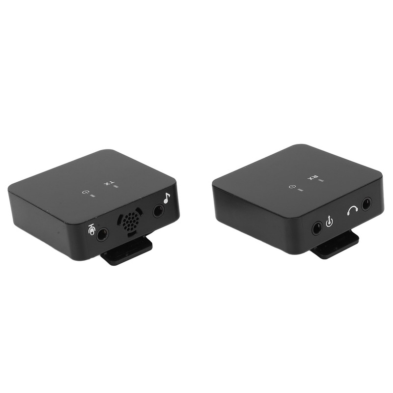 Wireless Lavalier Microphone Clip On Lapel Mic Transmitter Receiver Set