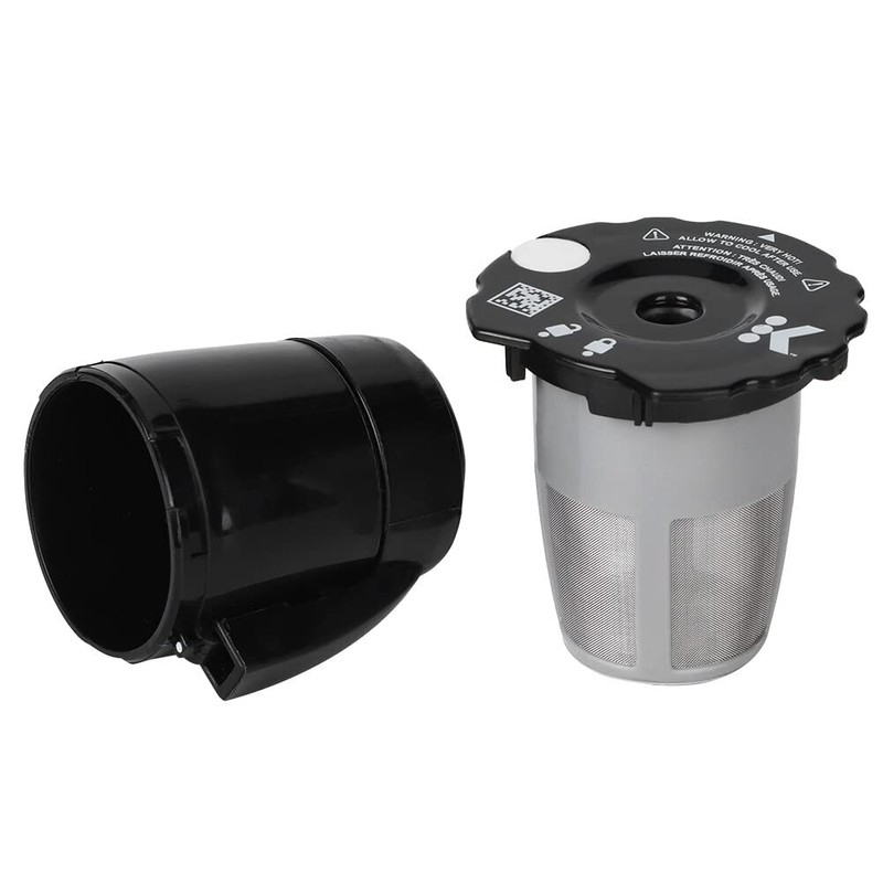 Tefola Filtro de café molido recargable universal reutilizable para cafeteras