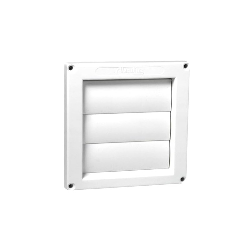 Central Vacuum Cleaner White Louvered Door Exhaust Vent
