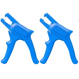 WEICON Tools No. 5 Classic Set of 2 Automatic Wire Stripper for 0.2-6 mm² Wire Stripper with Side Cutters