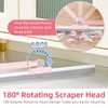 15.8" Floor Squeegee with 52.8-in Handle, Squeegee for Floor