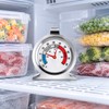 Analog Refrigerator Freezer Thermometer for Kitchen Temperature Monitoring – Easy-Read