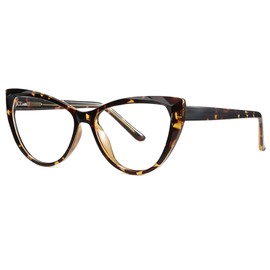 ANRRI Vintage Cat Eye Blue Light Blocking Glasses Women Trendy Cateye Non Prescription Eyeglasses Computer Gaming Glasses Anti Eyestrain Tortoise Frame