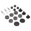 21Pcs Cymbal Felt Clutch Bracket Tube Drum Accessory with Stainless