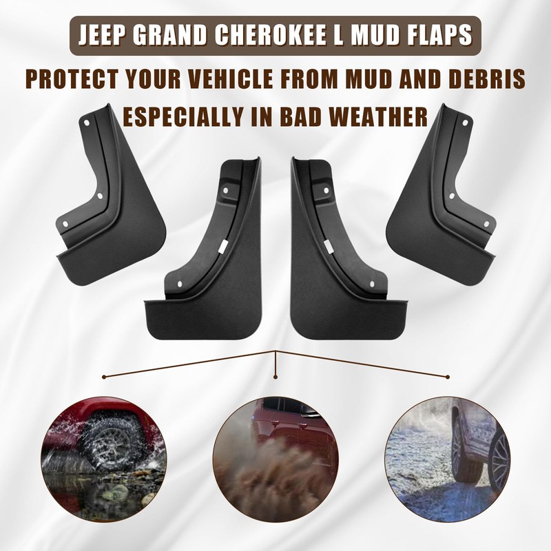 Muslogy for 2021-2025 2026 Grand Cherokee L 3Row Seat Mud