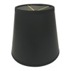Royal Designs CS-954-5BLK Parchment Empire Black Chandelier Lamp Shade, Black