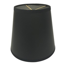 Royal Designs CS-954-5BLK Parchment Empire Black Chandelier Lamp Shade, Black