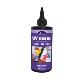 Alumilte Amazing UV Resin 8 oz - Crystal Clear Formula for Jewelry Making, Resin Art, and More - Fast Curing and Versatile Epoxy Resin, Ideal for Earring and Keychain Making, DIY Projects, and More!