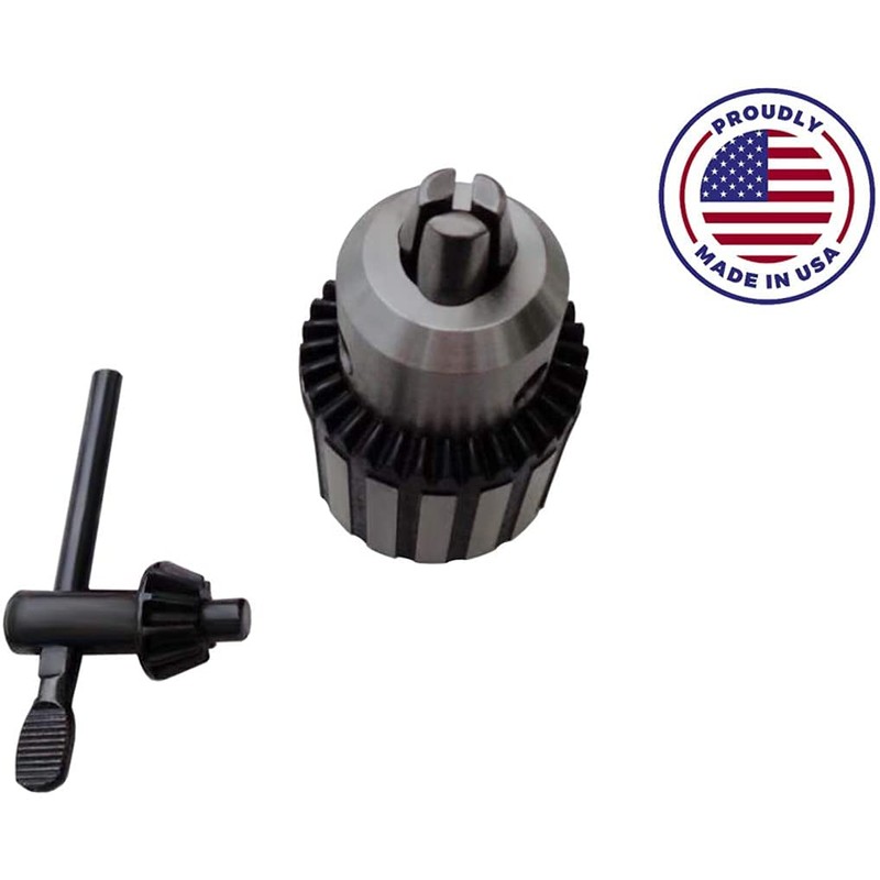 DNLK Drill Chuck Fits Jet Jdp-14J - 1/2" Heavy Duty