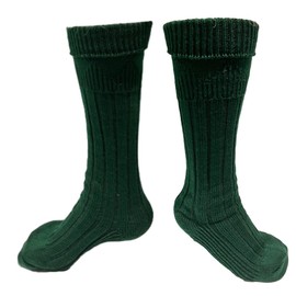 HAAUR TRADERS Mens Traditional Scottish Kilt Hose,Scottish Ribbed Socks For Mens Wool Blend Cuff Over Your Kilt Hose